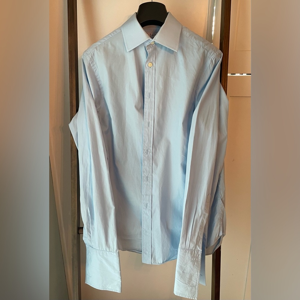 New unworn Charles Tyrwhitt button down shirt with French cuffs
